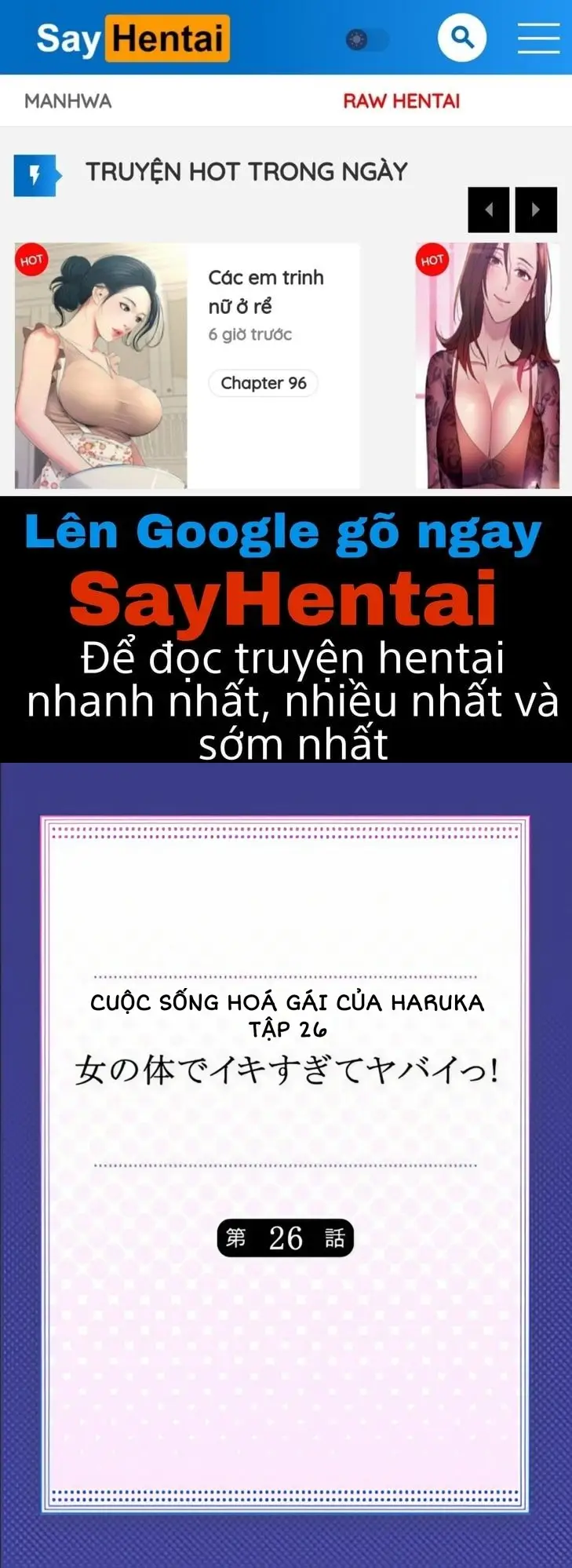 Cuộc Sống Hoá Gái Của Haruka Tập 26 ảnh 0