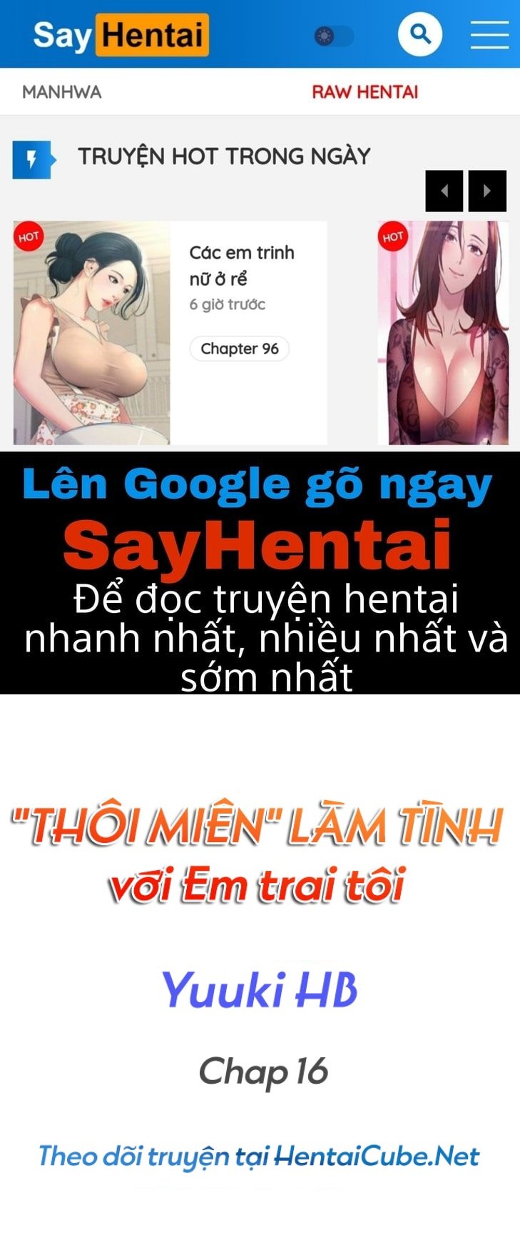 “Thôi miên” Làm tình với em trai! Chap 16 ảnh 0